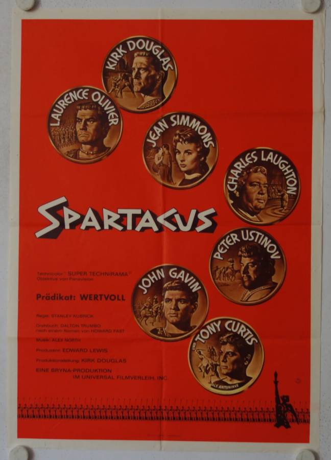 Spartacus originales deutsches Filmplakat